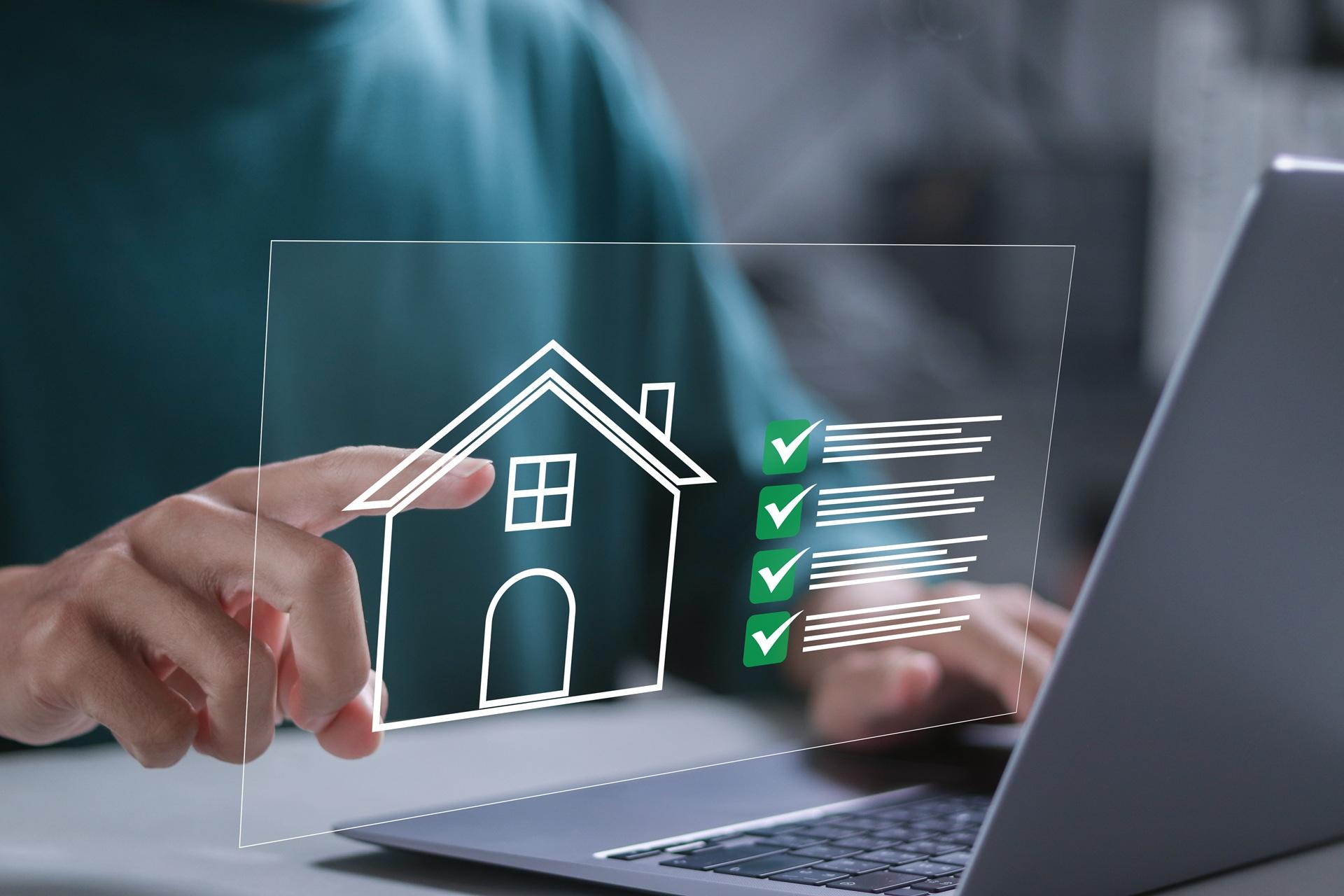 Digitale Immobilienbewertung mit Checkliste | Duschrueckwand

