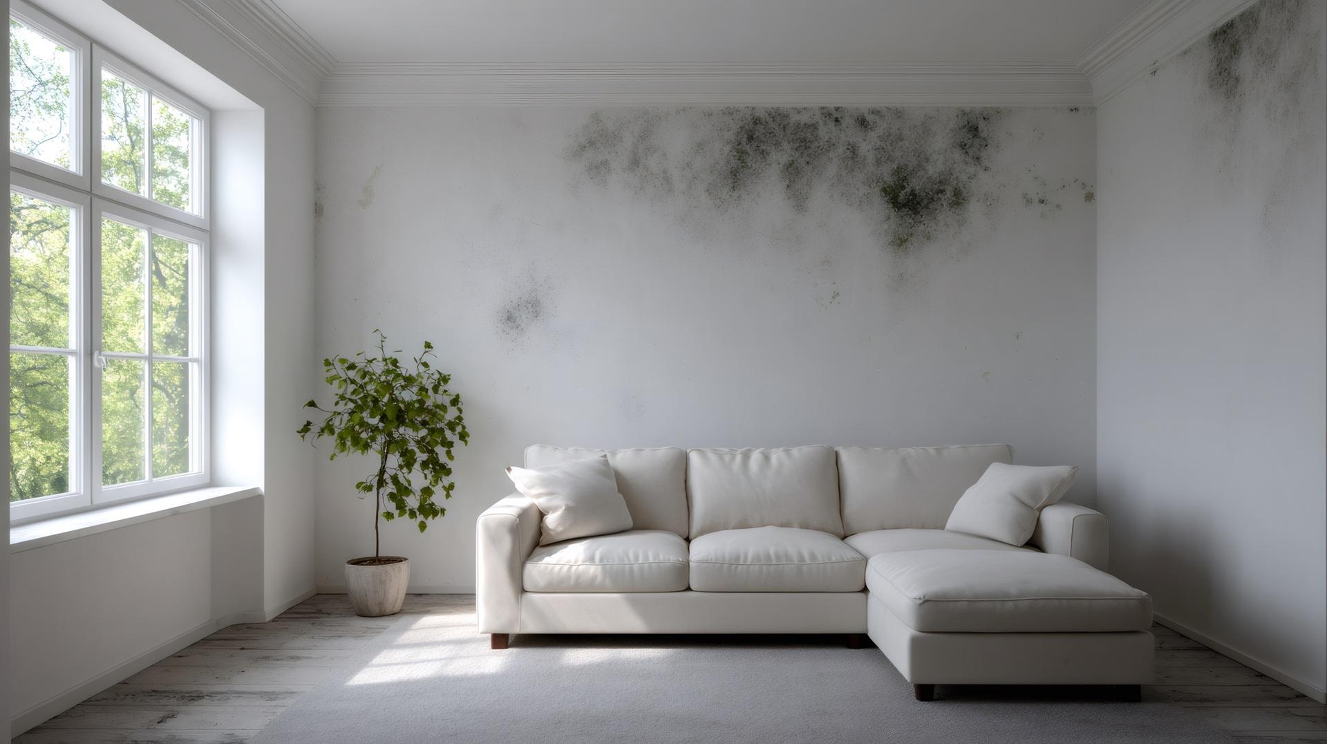 Schimmel an Wohnzimmerwand | Lüfter mit Feuchtigkeitssensor
