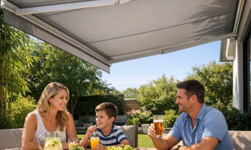 Sonnenschutz für heiße Tage – maßgefertigte Markise für Ihr zu Hause
